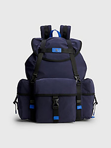 blue th modern utility backpack for men tommy hilfiger