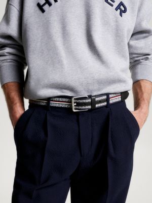 Signature Tape Webbing | | Tommy Hilfiger Blue Belt