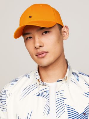 Orange tommy hilfiger hat new arrivals