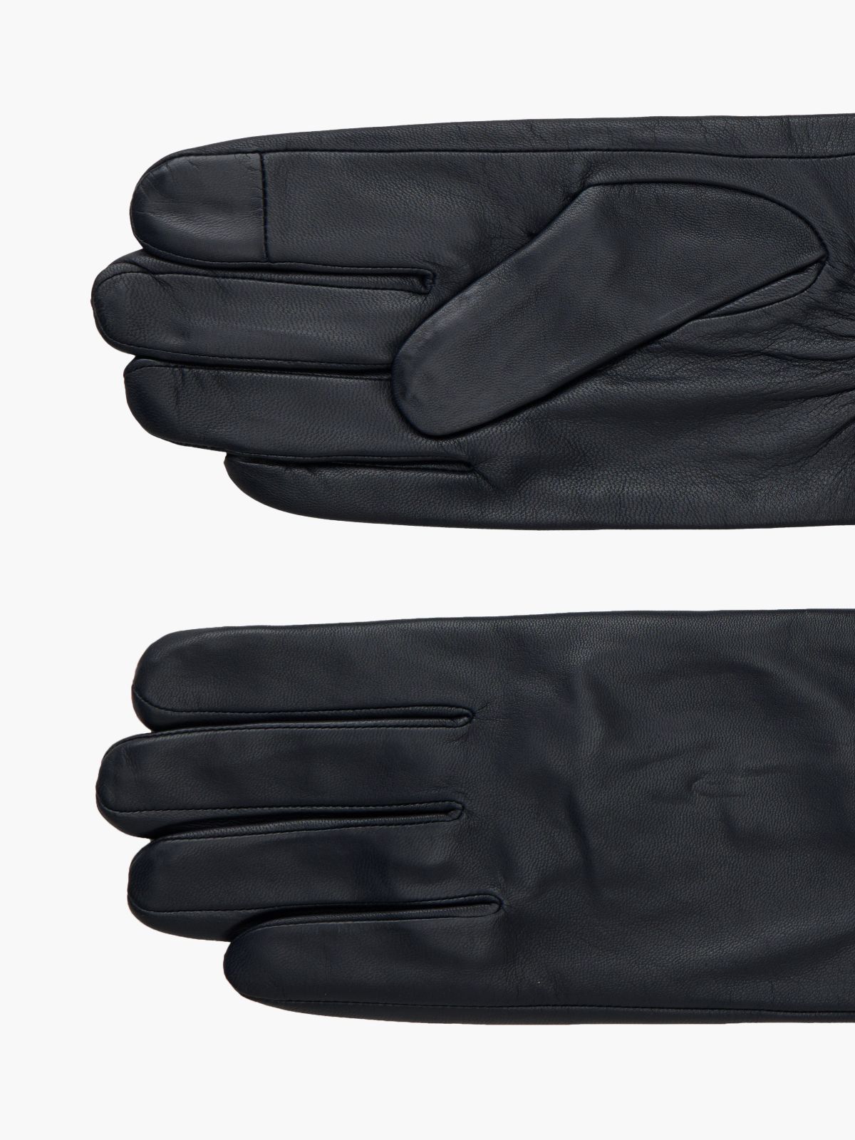 Hilfiger Flag Leather Gloves — Blue