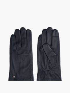 Hilfiger Flag Leather Gloves — Blue 1