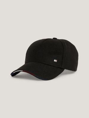 Elevated Cap mit Flag und Tommy-Tape | SCHWARZ | Tommy Hilfiger