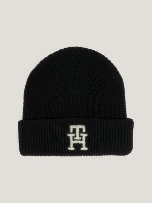 Black tommy 2025 hilfiger beanie