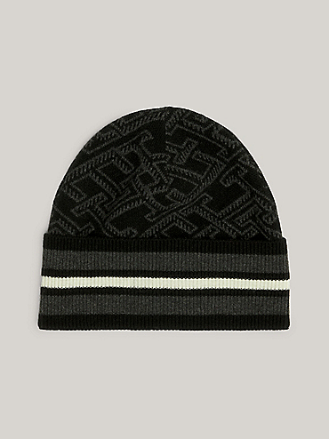 2-Pack Patch Beanies Gift Set | Black | Tommy Hilfiger
