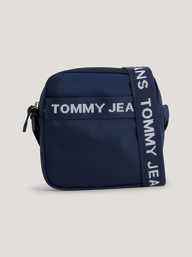 blue essential reportertasche für herren - tommy jeans