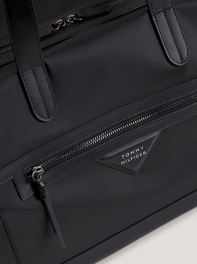 black classic prep duffel bag for men tommy hilfiger