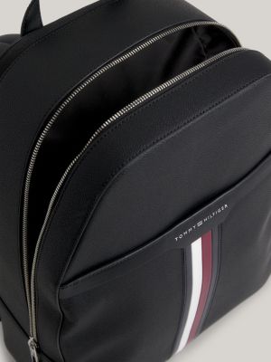 Tommy Hilfiger Monogram Logo Backpack in Black for Men