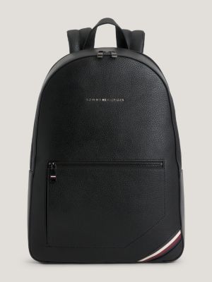 Tommy Hilfiger TH monogram-embossed Leather Backpack - Farfetch