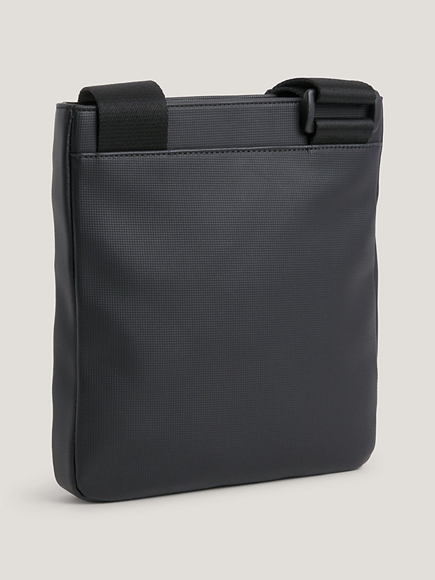 black essential small crossover bag for men tommy hilfiger