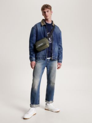 Blouson long Tommy Hilfiger vert kaki pour homme - Toujours au meil