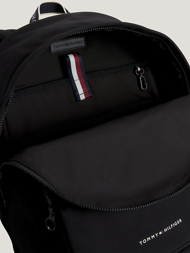 mochila con logo black de hombre tommy hilfiger