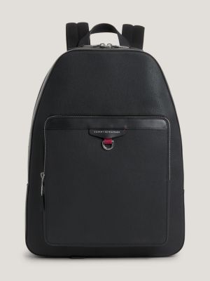 Pebble Grain Leather Dome Backpack