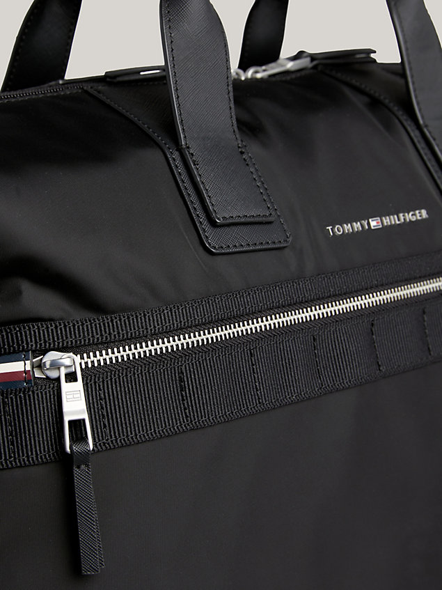 sac duffle elevated black pour hommes tommy hilfiger