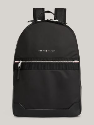 Sacs dos Noir pour Hommes Sacs dos en cuir Tommy Hilfiger LU