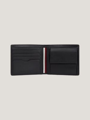 Tommy Hilfiger Navy Blue Card Case Small Wallet Bifold Key Chain NWT $68