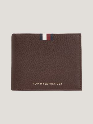Tommy Hilfiger Luxe Porte-monnaie Cuir 19 cm tan