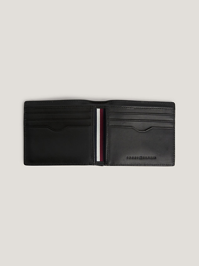 black kreditkartenetui und brieftasche geschenkset für herren - tommy hilfiger