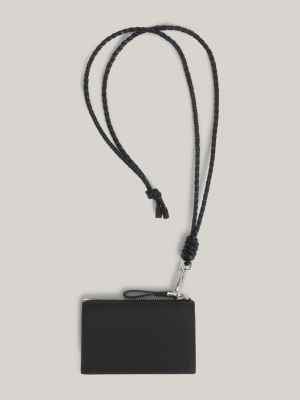 Leather Hanging Accordion Wallet Gift Set | Black | Tommy Hilfiger