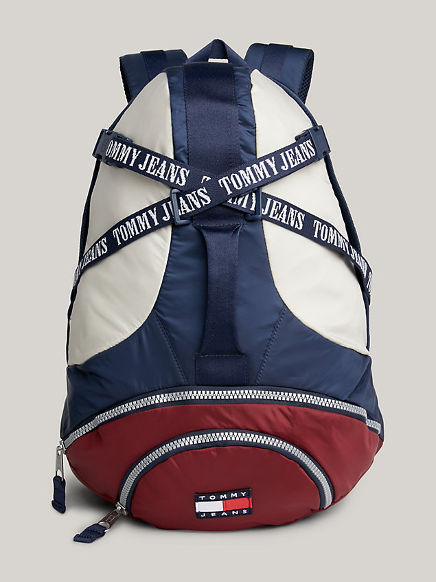  heritage elevated recycled backpack for men tommy jeans