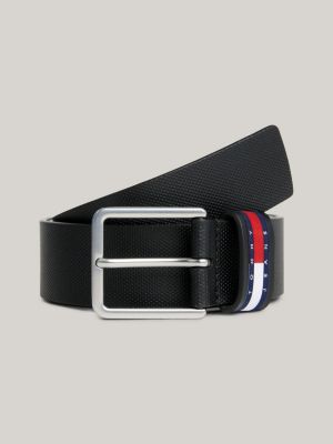 Black Belt HILFIGER LOOP BELT 3.5 REV Tommy Hilfiger, Belts black Belt  HILFIGER LOOP BELT 3.5 REV Tommy Hilfiger, Belts