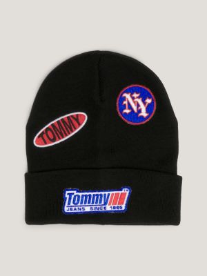 2-Pack Patch Beanies Gift Set | Black | Tommy Hilfiger