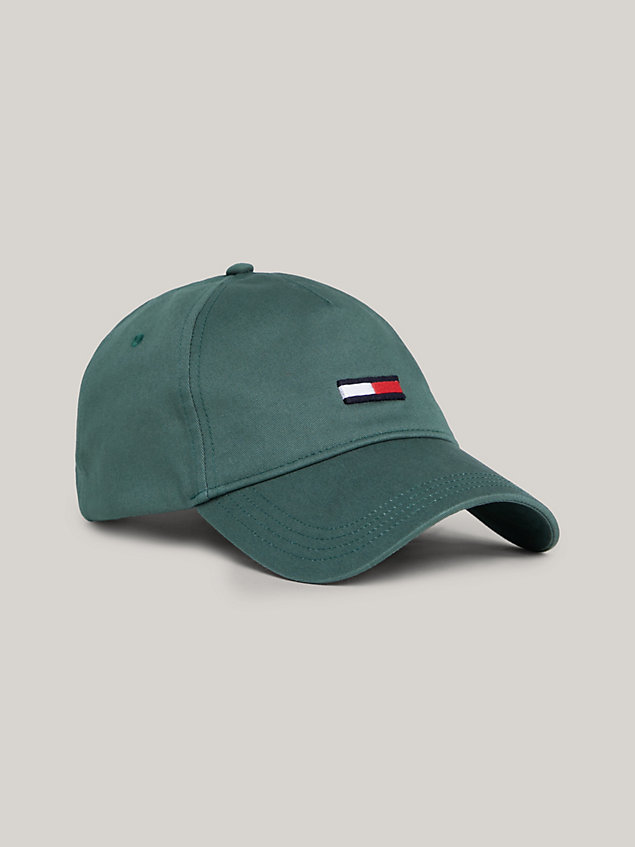 green flag embroidery cap for men tommy jeans