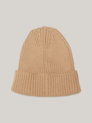 Beige beanie on sale