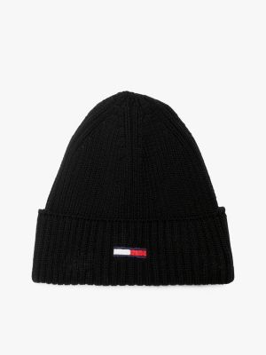 BONNET EN COTON À DRAPEAU BRODÉ - TOMMY HILFIGER - HOMME