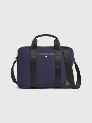 Slim laptoptas Blauw Tommy Hilfiger