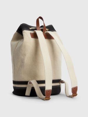 Drawstring monogram tommy online backpack