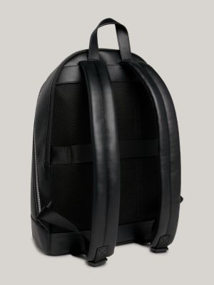 Dome Signature Tape Backpack | Black | Tommy Hilfiger