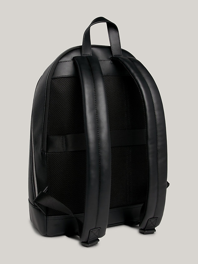 black dome signature tape backpack for men tommy hilfiger