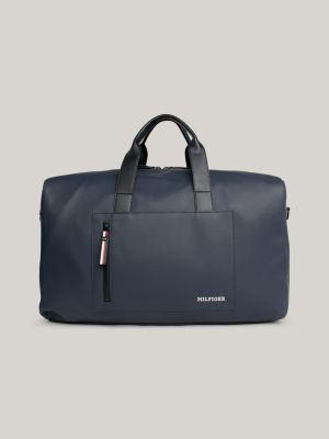 Pique Textured Medium Duffel Bag | Blue | Tommy Hilfiger