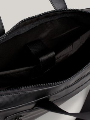 Slim Pique Texture Laptop Bag | Black | Tommy Hilfiger