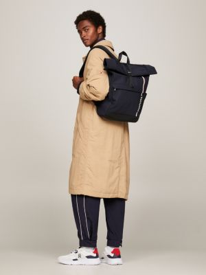 Tommy hilfiger roll top on sale backpack