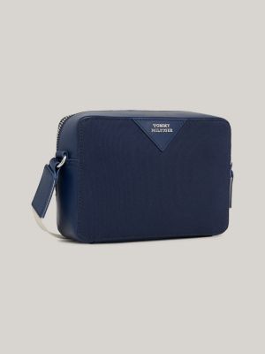 SASOM  bags COS Quilted Oversized Shoulder Bag Dark Navy Check