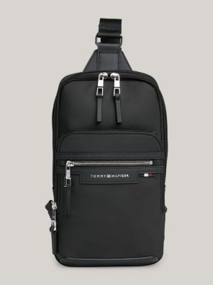 Tommy hilfiger best sale leather backpack mens