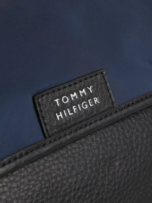 Kleine Reportertasche mit Klappverschluss | Blau | Tommy Hilfiger 