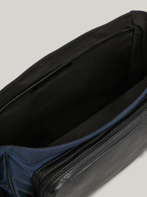 Kleine Reportertasche mit Klappverschluss | Blau | Tommy Hilfiger