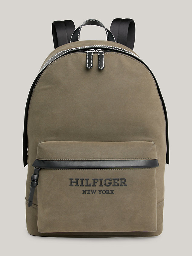 green prep classics logo backpack for men tommy hilfiger