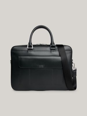 Tommy hilfiger leather laptop on sale bag