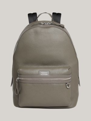 Sac en dos Premium Leather Gris Tommy Hilfiger