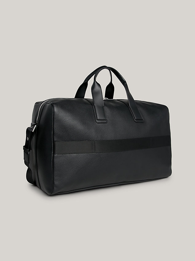 black signature duffel bag for men tommy hilfiger