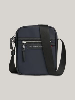 Borsa tote bag da portare alla spalla, chiusura con cerniera navy Tommy  Hilfiger