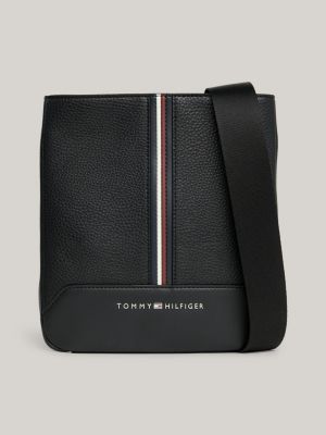 Small Tape Crossover Bag | Black | Tommy Hilfiger