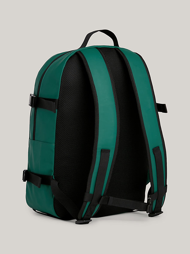 green chest strap backpack for men tommy jeans