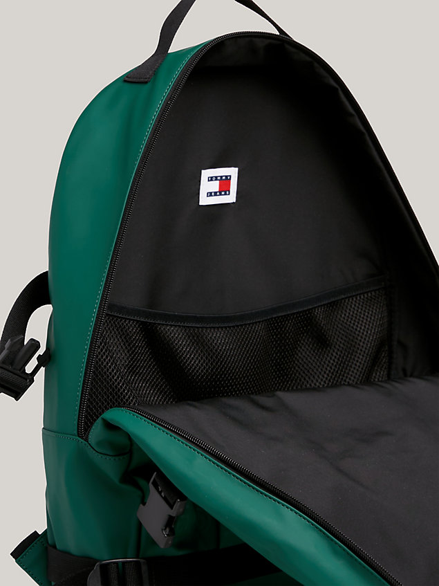 green chest strap backpack for men tommy jeans