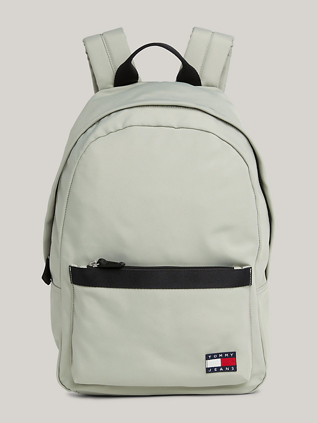 grey essential dome flag backpack for men tommy jeans