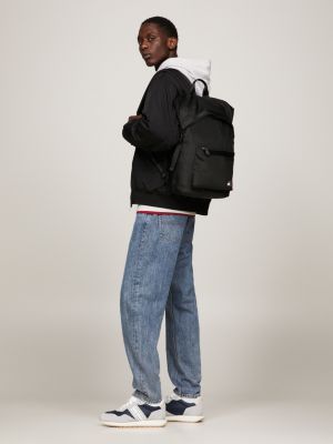 Essential Roll-Top Backpack, Black