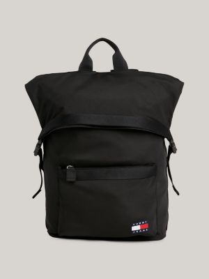 Essential Roll Top Backpack Black Tommy Hilfiger